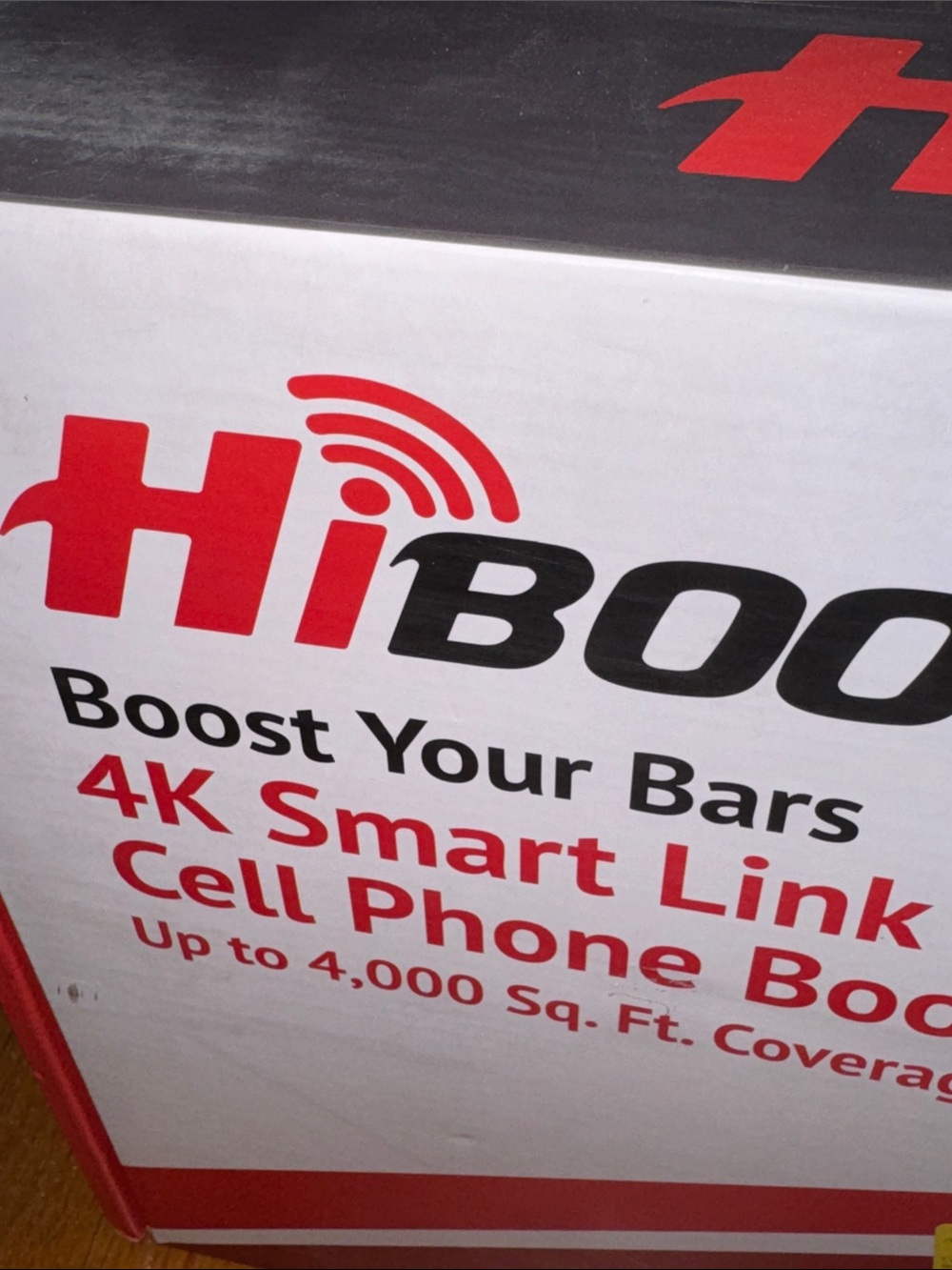 HIBOOST Black 4K Smart Link Cell Phone Signal Booster 5G 4G LTE Data F10G 5S BTW